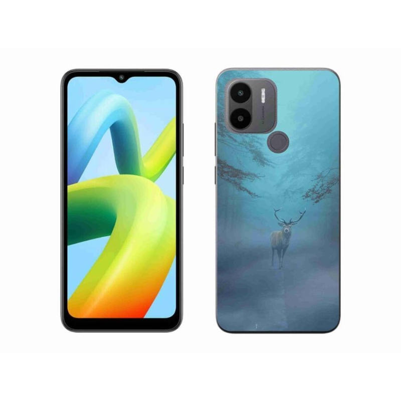 Gél tok mmCase a Xiaomi Redmi A1+/A2+ készülékhez - szarvas a ködben