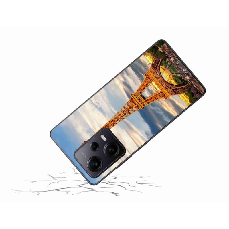 Gél tok mmCase a Xiaomi Redmi Note 12 Pro+ 5G számára - eiffel torony 3