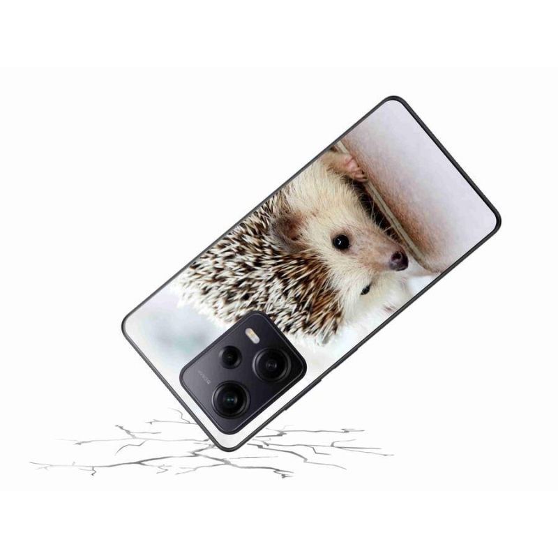 Gél tok mmCase a Xiaomi Redmi Note 12 Pro+ 5G számára - süni