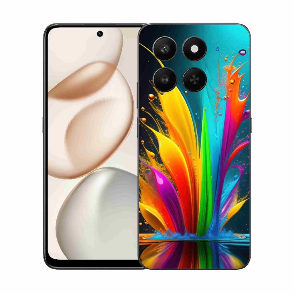 Zselés borítás mmCase a Honor 400 Smart 5G/4G/Honor X7d számára - absztrakt motívum 1