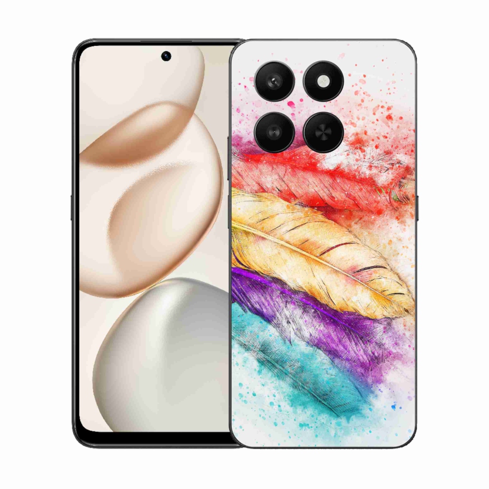 Zselés borítás mmCase a Honor 400 Smart 5G/4G/Honor X7d készülékhez - színes toll