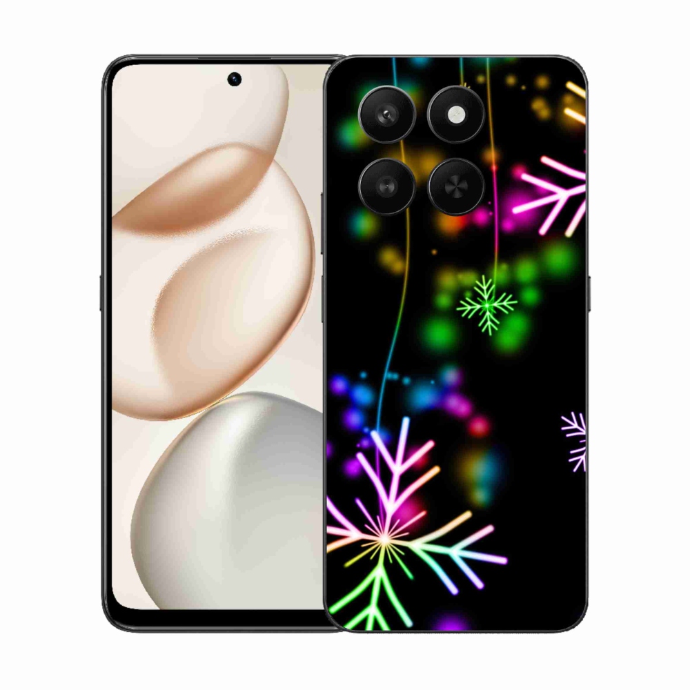 Zselés borítás mmCase a Honor 400 Smart 5G/4G/Honor X7d készülékhez - színes pelyhekkel