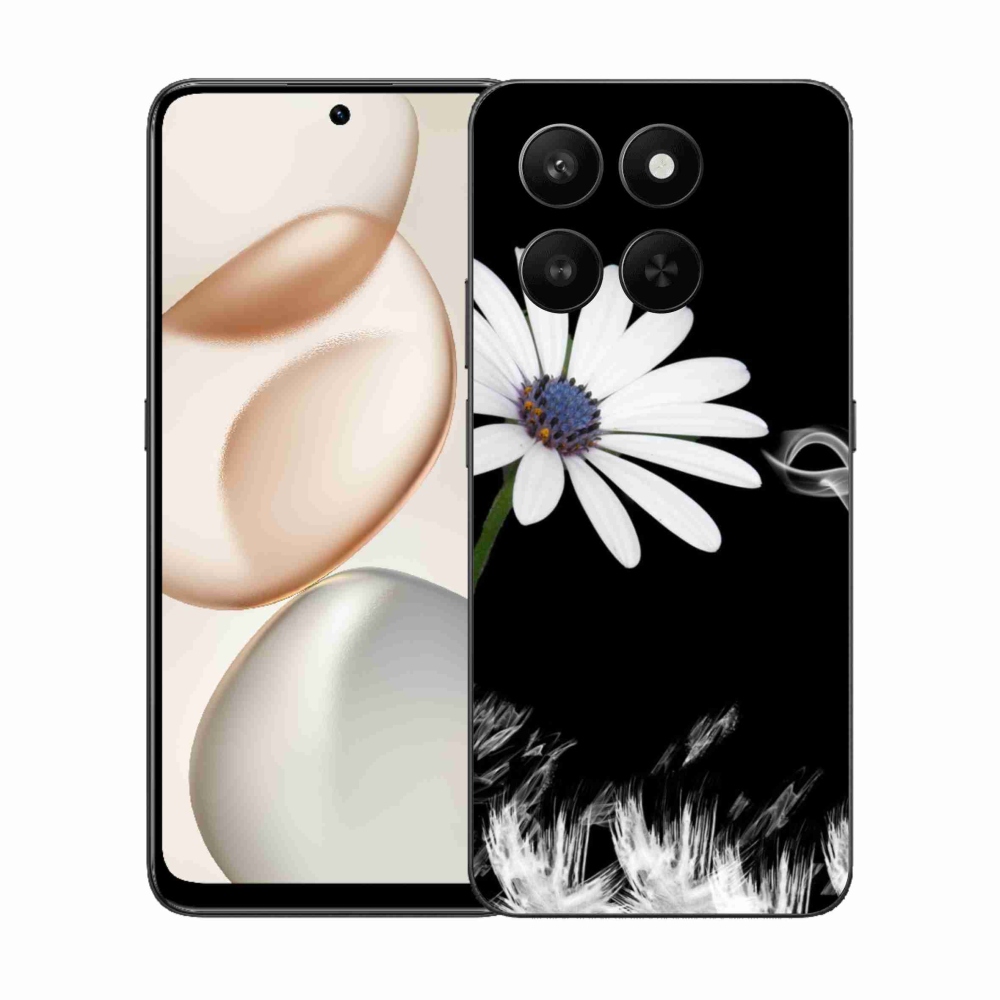 Zselés borítás mmCase a Honor 400 Smart 5G/4G/Honor X7d készülékhez - fehér virág