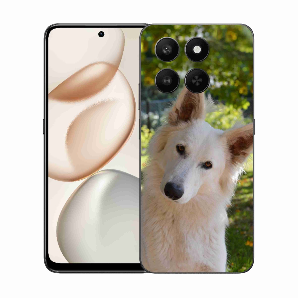 Gél védőhuzat mmCase a Honor 400 Smart 5G/4G/Honor X7d készülékhez - Fehér Swiss Shepherd 1