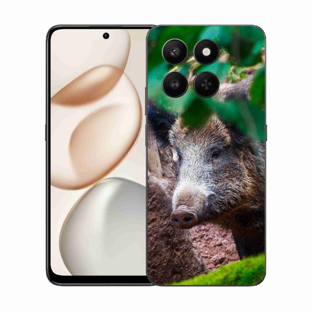 Zselés borítás mmCase a Honor 400 Smart 5G/4G/Honor X7d készülékhez - vaddisznó