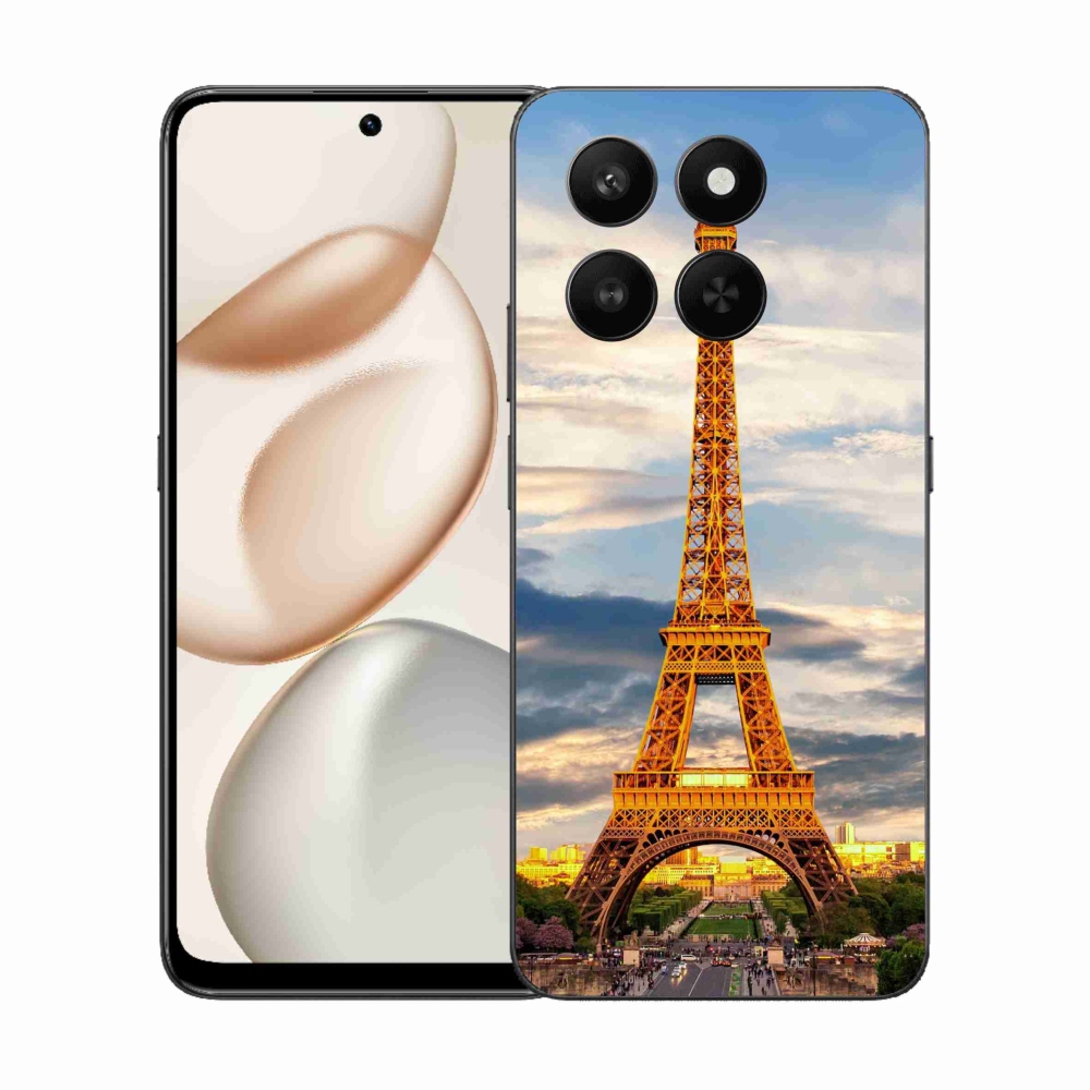Zselés borítás mmCase a Honor 400 Smart 5G/4G/Honor X7d számára - eiffel torony 3