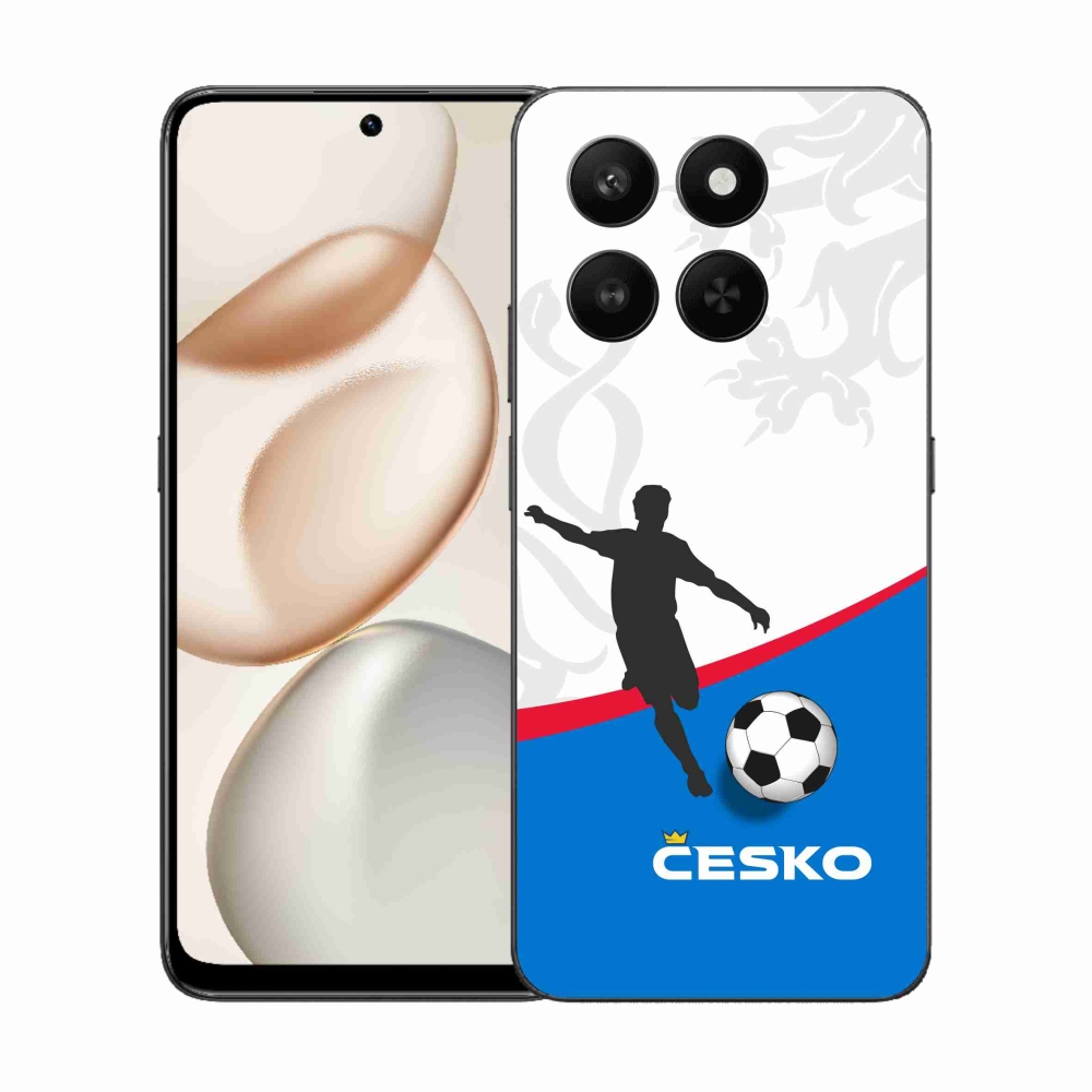 Zselés borítás mmCase a Honor 400 Smart 5G/4G/Honor X7d - futball Csehország 1