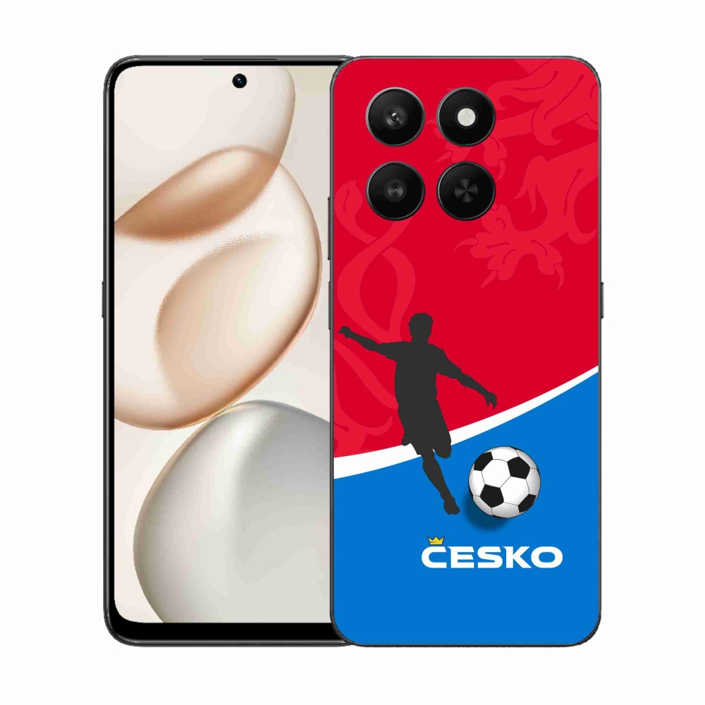Gél védőburkolat mmCase a Honor 400 Smart 5G/4G/Honor X7d - futball Csehország