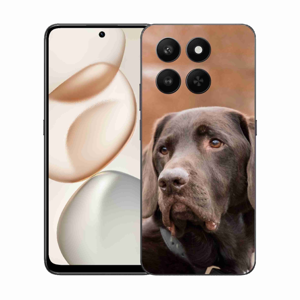 Zselés borító mmCase a Honor 400 Smart 5G/4G/Honor X7d készülékhez - barna labrador