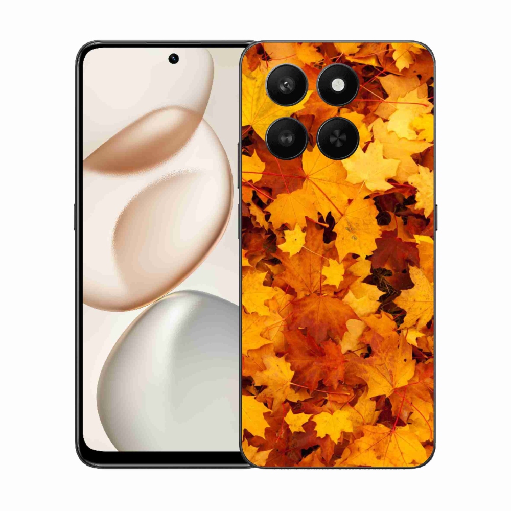 Zselés borítás mmCase a Honor 400 Smart 5G/4G/Honor X7d készülékhez - juharlevelek