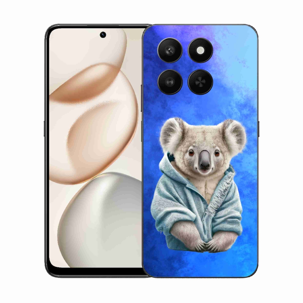 Zselés borítás mmCase a Honor 400 Smart 5G/4G/Honor X7d számára - koala pulóverben