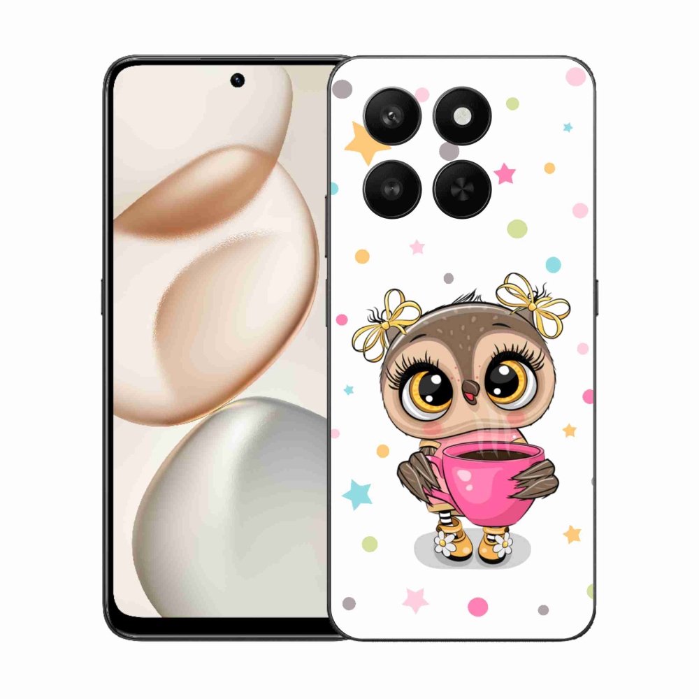 Zselés borító mmCase a Honor 400 Smart 5G/4G/Honor X7d készülékhez - rajzfilm bagoly