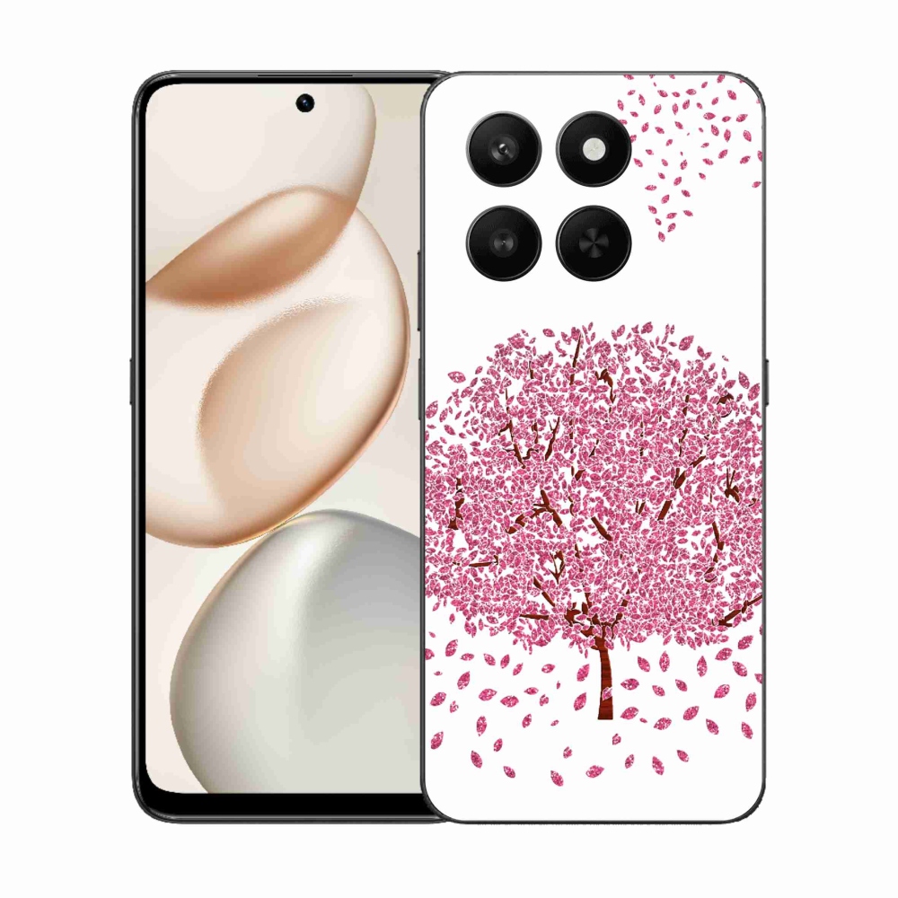 Zselés borító mmCase a Honor 400 Smart 5G/4G/Honor X7d készülékhez - rajzfilmfa levelekkel