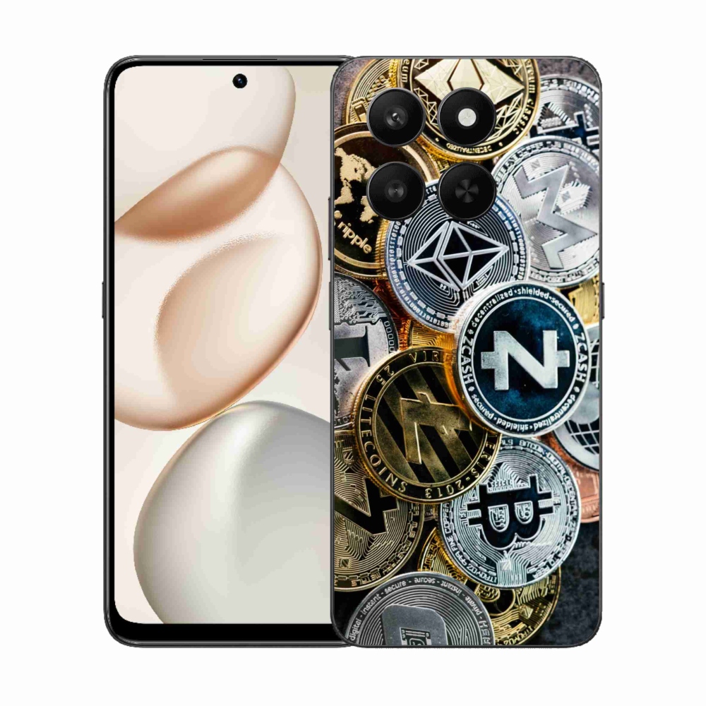 Gél borítás mmCase a Honor 400 Smart 5G/4G/Honor X7d számára - kriptovaluták