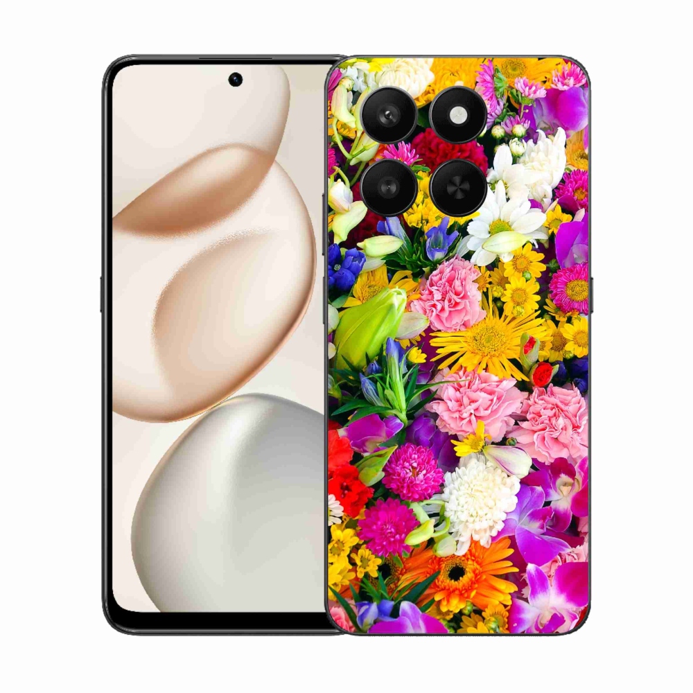 Zselés borítás mmCase a Honor 400 Smart 5G/4G/Honor X7d számára - virág 12