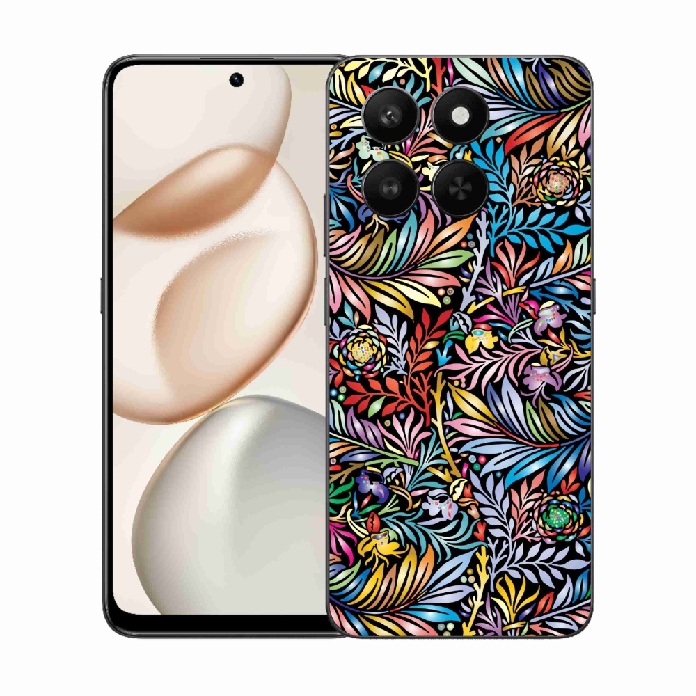 Zselés borítás mmCase a Honor 400 Smart 5G/4G/Honor X7d számára - virágok 5