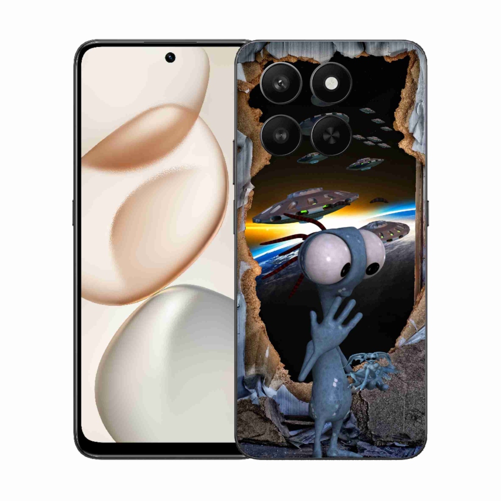 Zselés borítás mmCase a Honor 400 Smart 5G/4G/Honor X7d számára - idegen színben