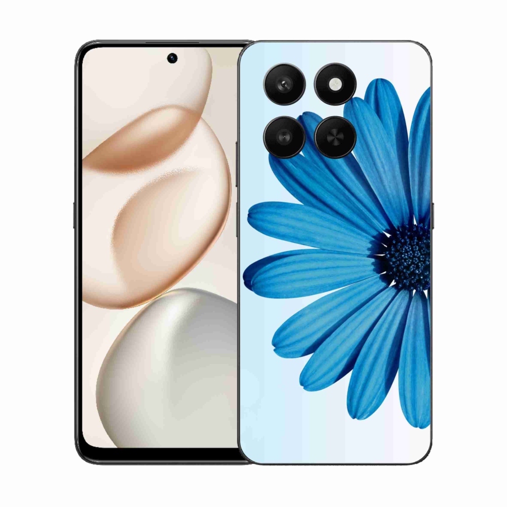 Zselés borító mmCase a Honor 400 Smart 5G/4G/Honor X7d készülékhez - kék színű margaréta