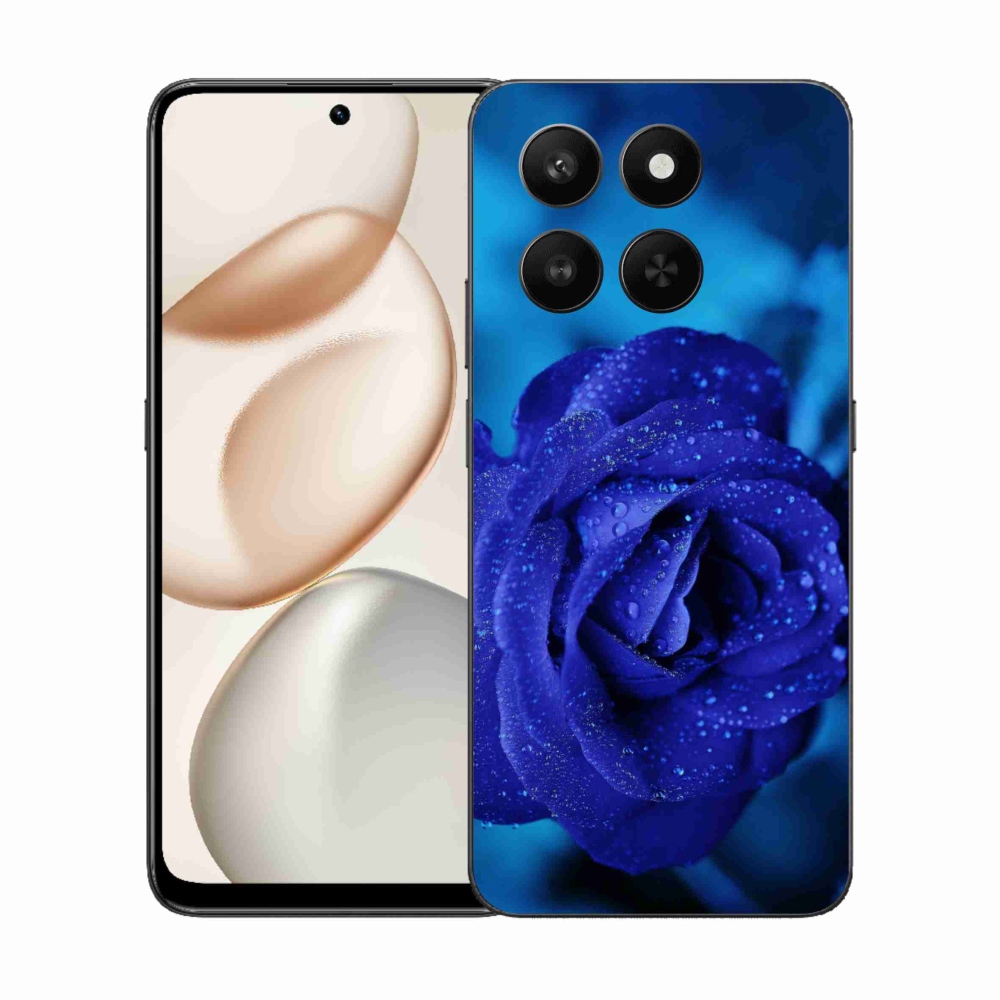 Zselés borítás mmCase a Honor 400 Smart 5G/4G/Honor X7d készülékhez - kék rózsa