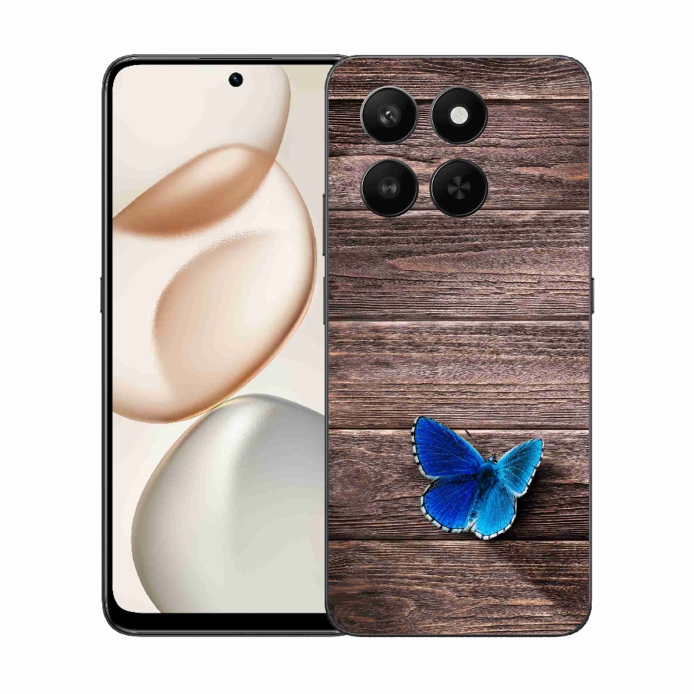 Zselés tok mmCase a Honor 400 Smart 5G/4G/Honor X7d készülékhez - kék pillangó 1
