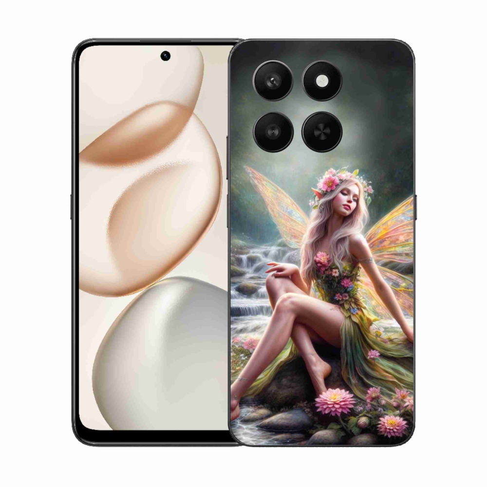 Zselés borítás mmCase a Honor 400 Smart 5G/4G/Honor X7d - pillangó nő 1