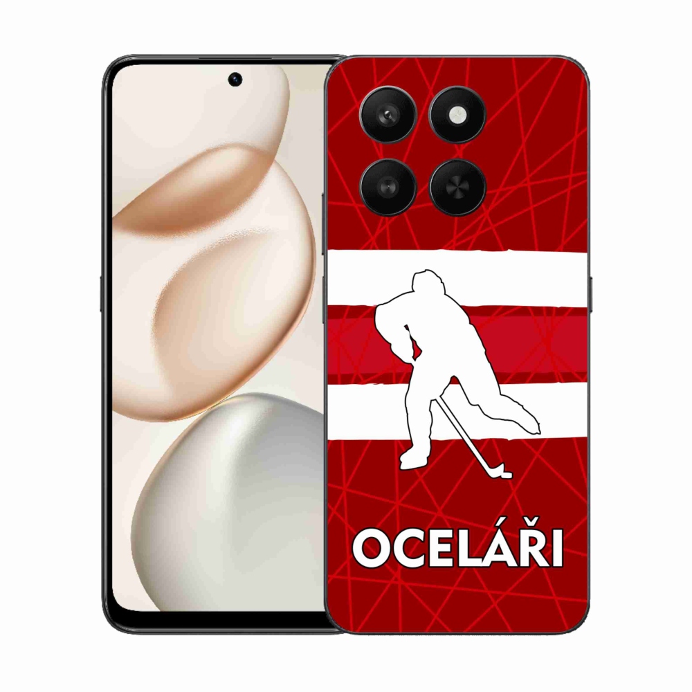 Zselés borítás mmCase a Honor 400 Smart 5G/4G/Honor X7d számára - Acélszínűek