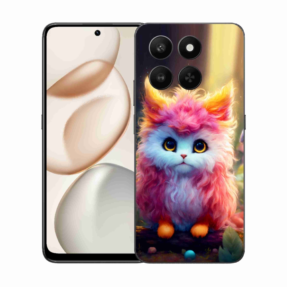 Gél borító mmCase a Honor 400 Smart 5G/4G/Honor X7d számára - aranyos cica 5