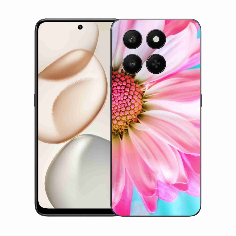 Zselés borítás mmCase a Honor 400 Smart 5G/4G/Honor X7d készülékhez - rózsaszín virág