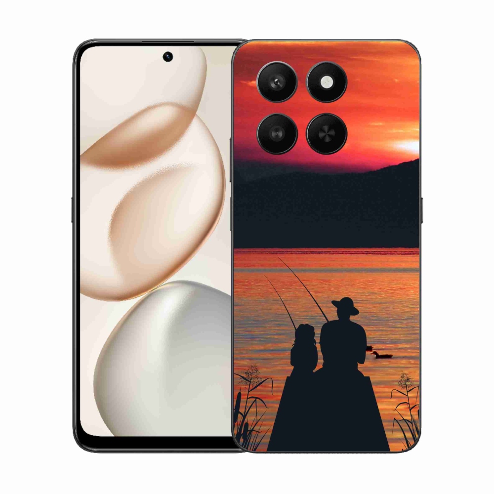 Zselés borítás mmCase a Honor 400 Smart 5G/4G/Honor X7d számára - halászat 3