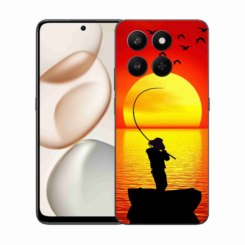 Zselés borítás mmCase a Honor 400 Smart 5G/4G/Honor X7d számára - horgászás