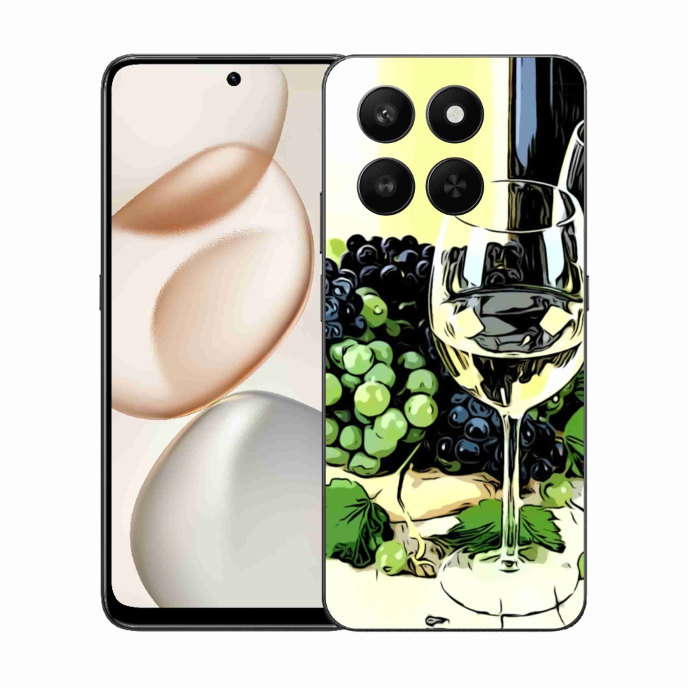 Zselés borító mmCase a Honor 400 Smart 5G/4G/Honor X7d készülékhez - pohár bor