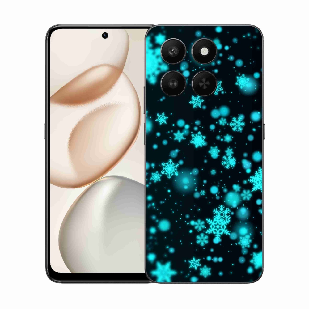 Zselés borító mmCase a Honor 400 Smart 5G/4G/Honor X7d készülékhez - hópelyhek 1