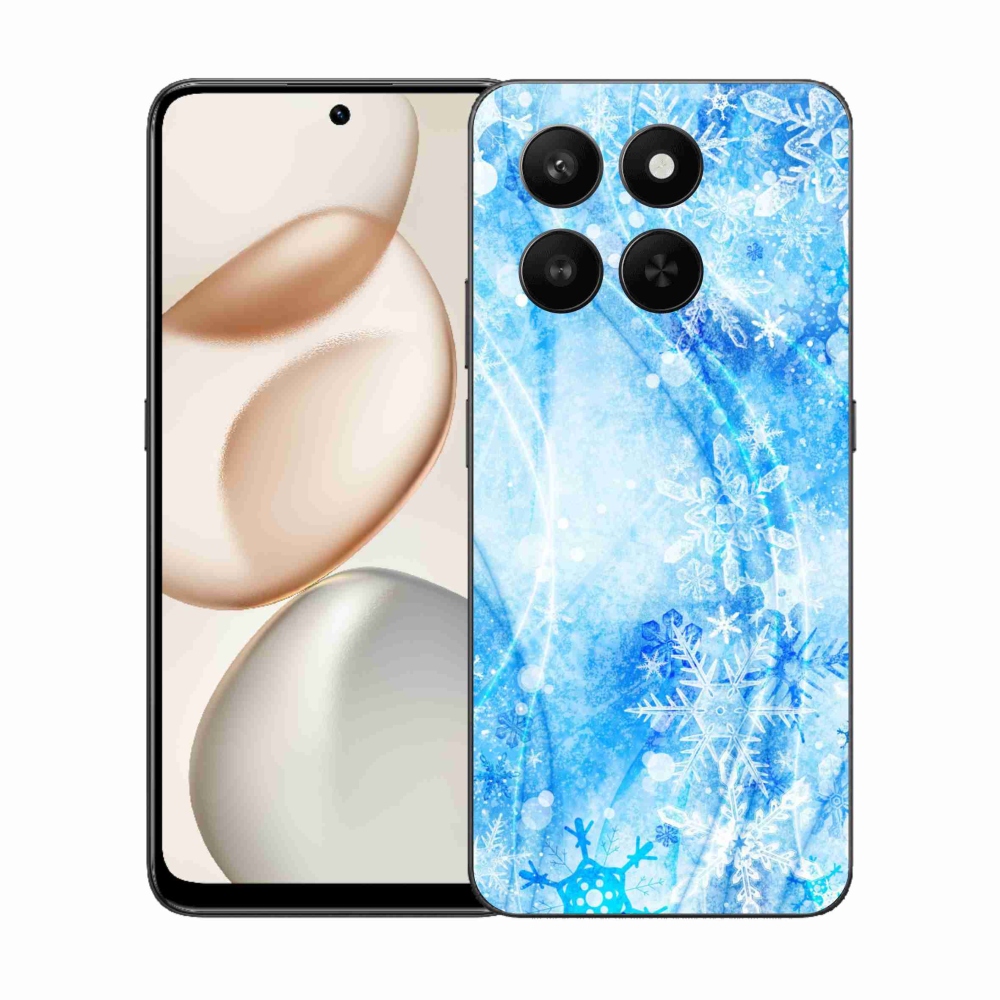 Gél borító mmCase a Honor 400 Smart 5G/4G/Honor X7d készülékhez - hópelyhek