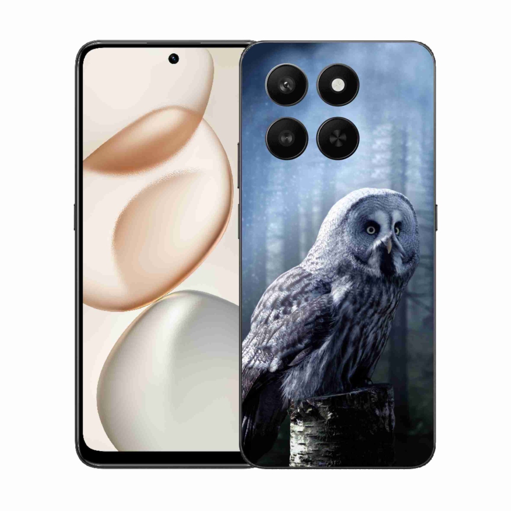 Zselés borítás mmCase a Honor 400 Smart 5G/4G/Honor X7d készülékhez - bagoly