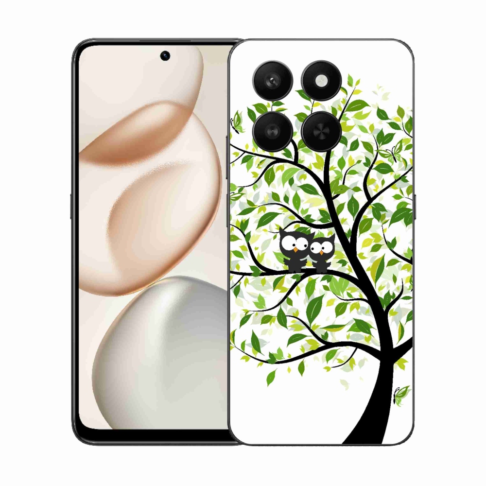 Zselés borító mmCase a Honor 400 Smart 5G/4G/Honor X7d készülékhez - baglyok a fán