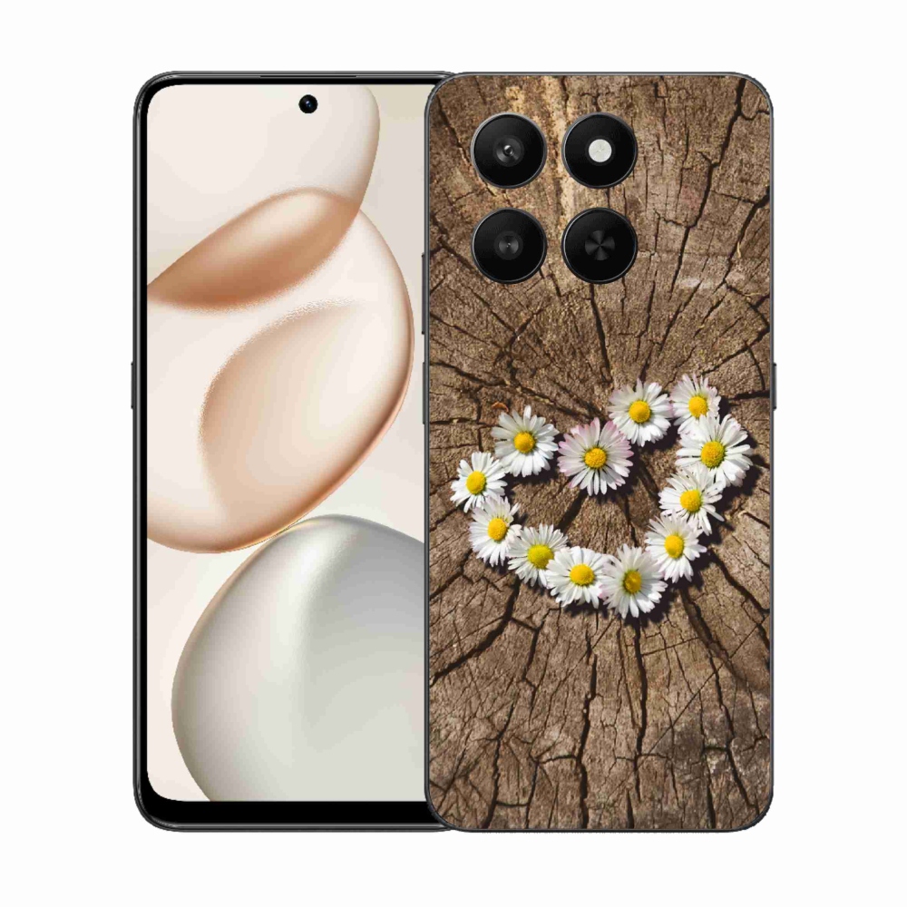 Gél borító mmCase a Honor 400 Smart 5G/4G/Honor X7d készülékhez - Daisy Heart