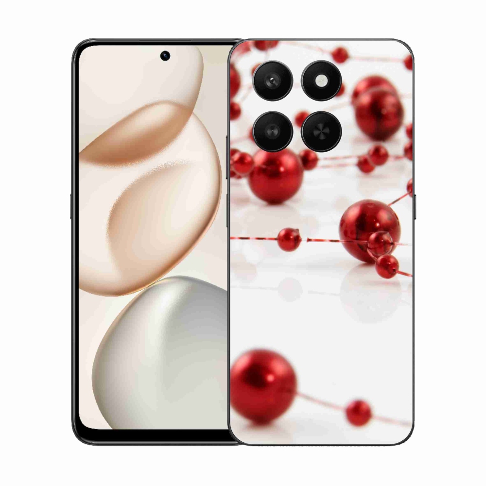 Gél borítás mmCase a Honor 400 Smart 5G/4G/Honor X7d számára - karácsonyi lánc