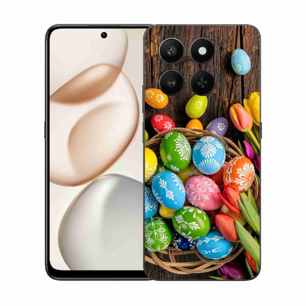 Zselés borítás mmCase a Honor 400 Smart 5G/4G/Honor X7d készülékhez - Húsvéti tojás