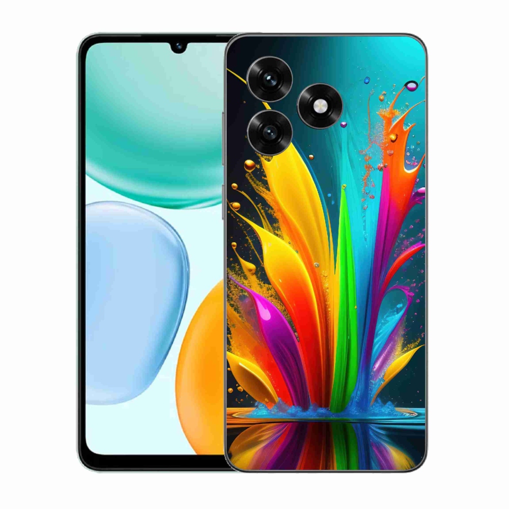 Zselés borítás mmCase a Honor X5c Plus számára - absztrakt motívum 1