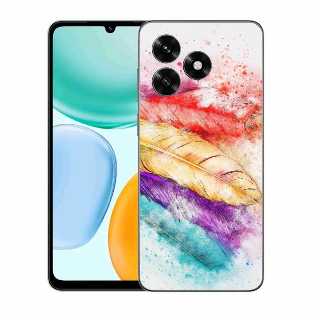 Zselés borítás mmCase a Honor X5c Plus számára - színes toll