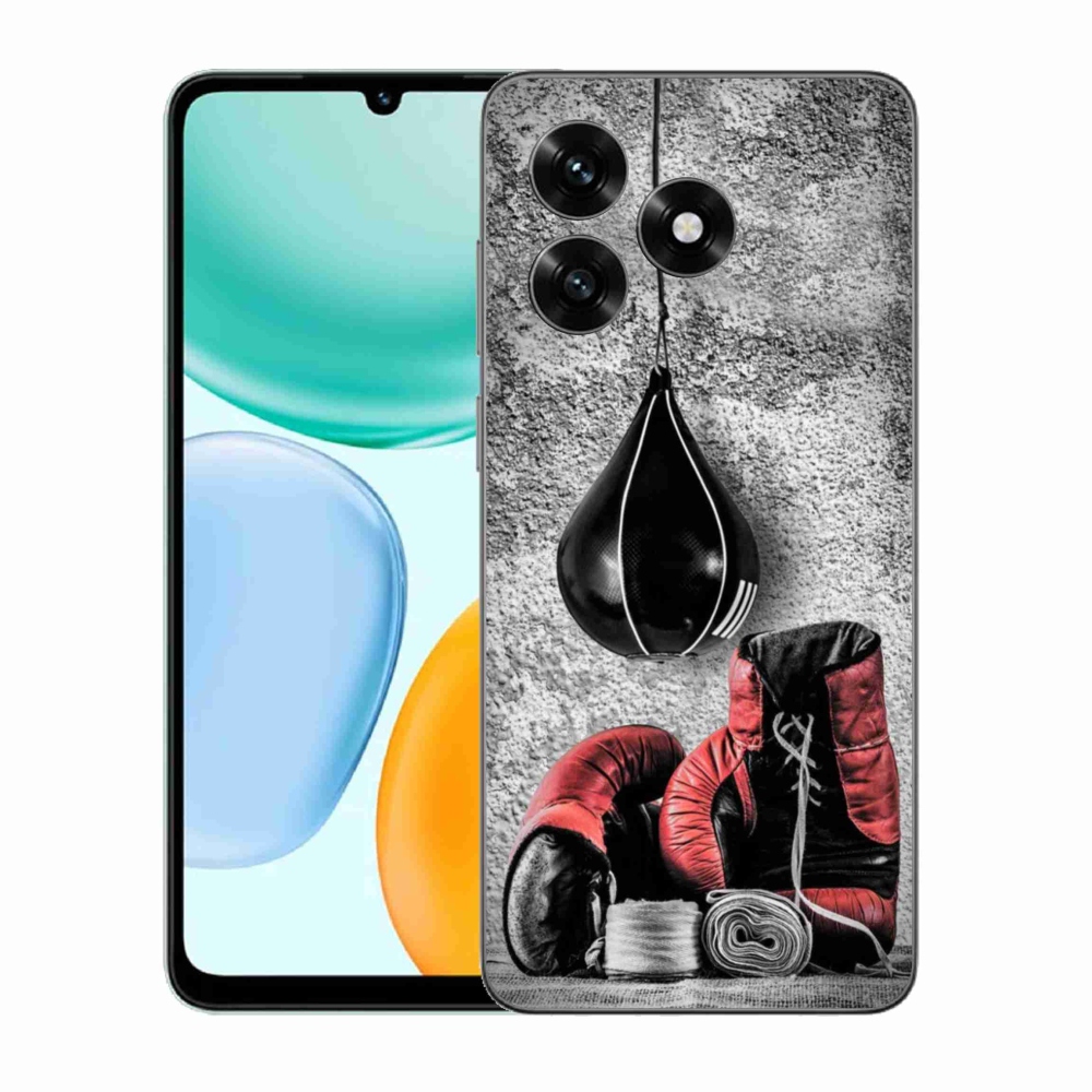 Zselés borítás mmCase a Honor X5c Plus számára - bokszzsák és kesztyűk