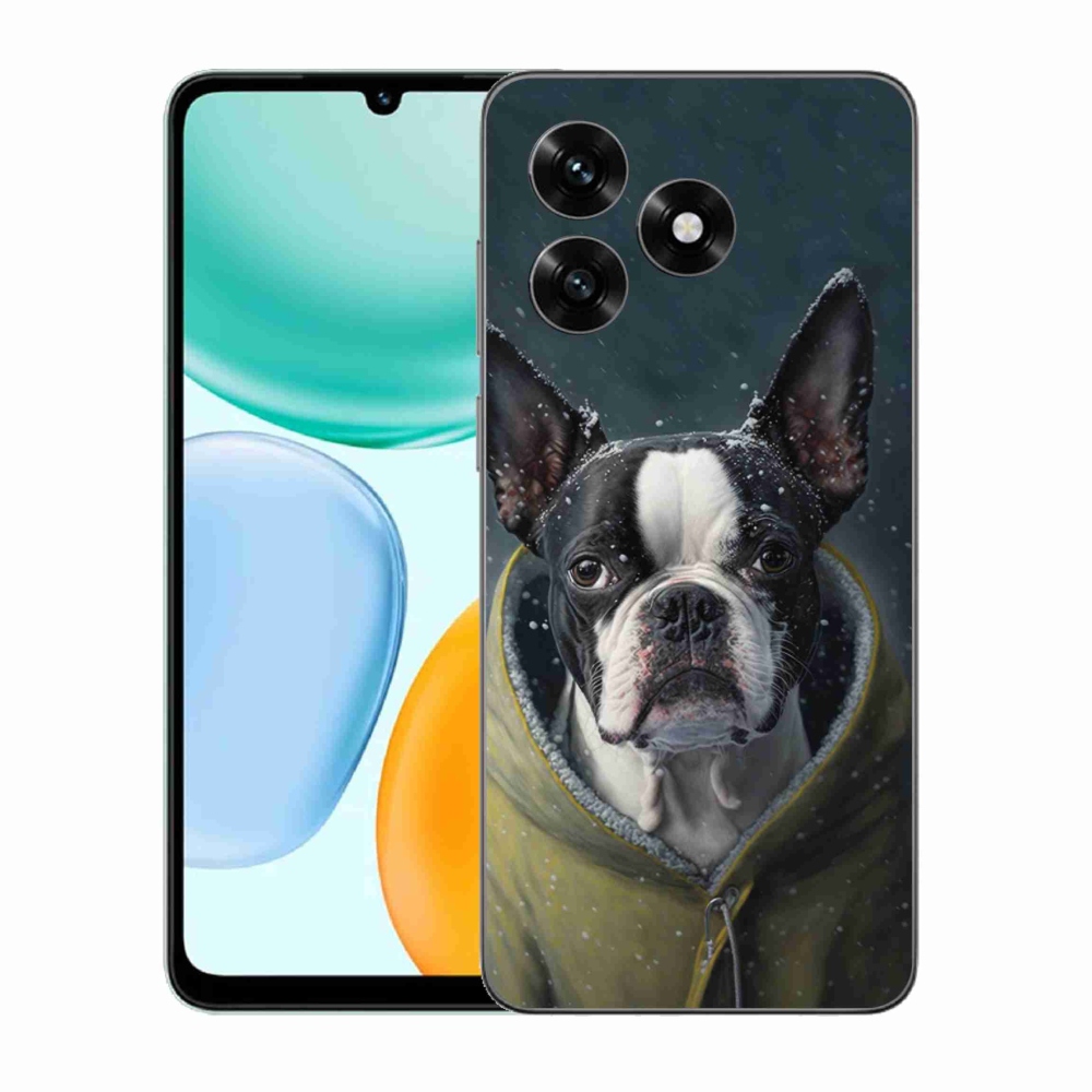 Zselés borítás mmCase a Honor X5c Plus számára - bulldog