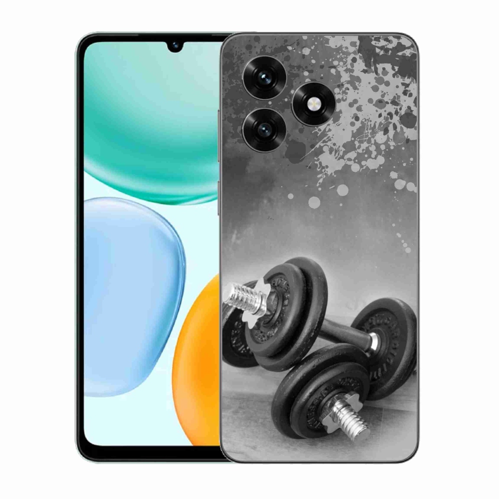 Zselés borítás mmCase a Honor X5c Plus számára - súlyzók 1