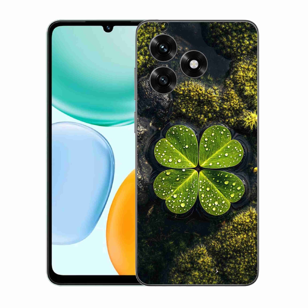 Zselés borítás mmCase a Honor X5c Plus készülékhez - négylevelű lóhere