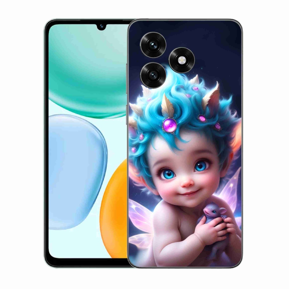 Gél borítás mmCase a Honor X5c Plus számára - baba pillangószárnyakkal