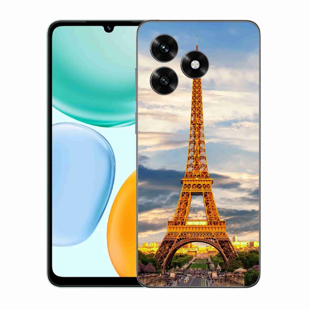 Gél borítás mmCase a Honor X5c Plus számára - eiffel torony 3