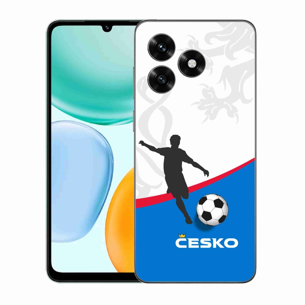 Gél borítás mmCase for Honor X5c Plus - futball Csehország 1