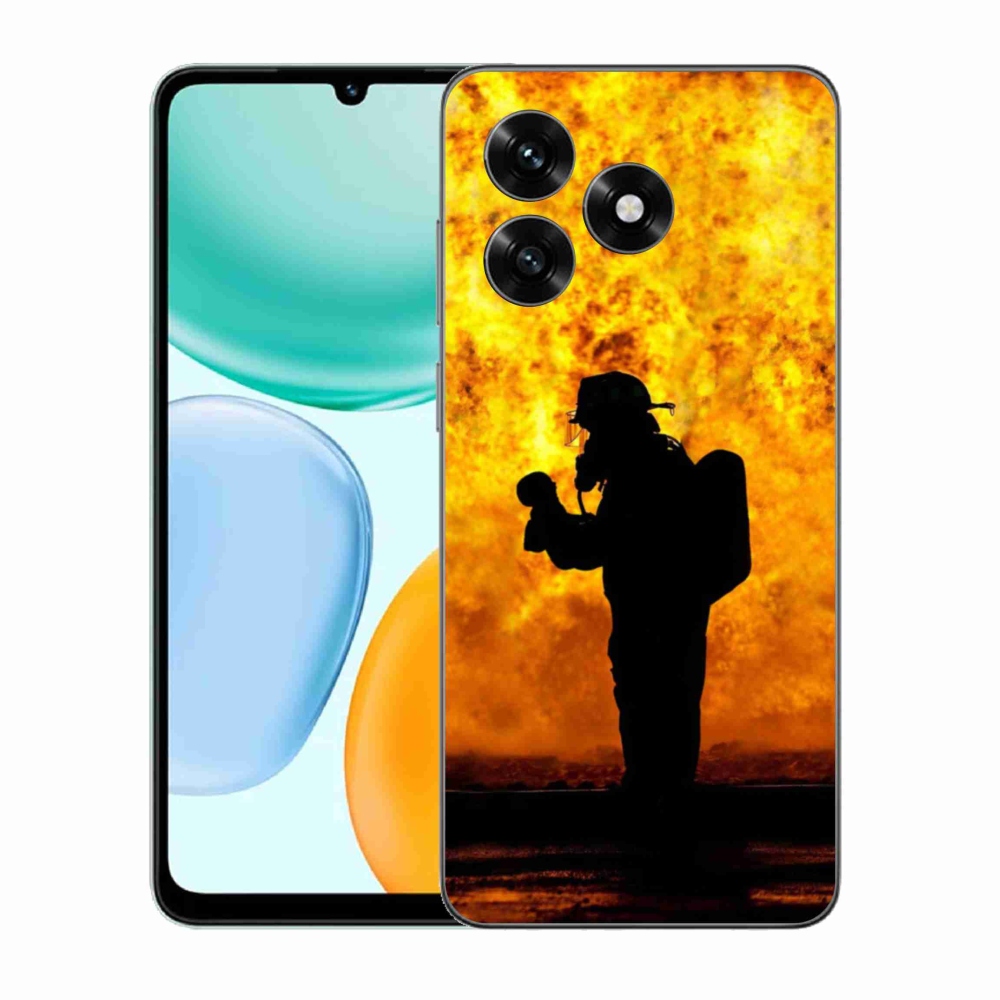 Gél borítás mmCase a Honor X5c Plus számára - tűzoltó