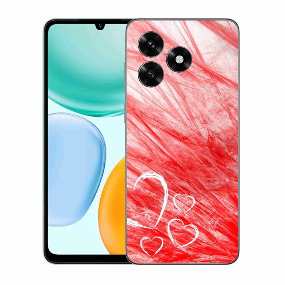 Zselés borítás mmCase a Honor X5c Plus számára - szív