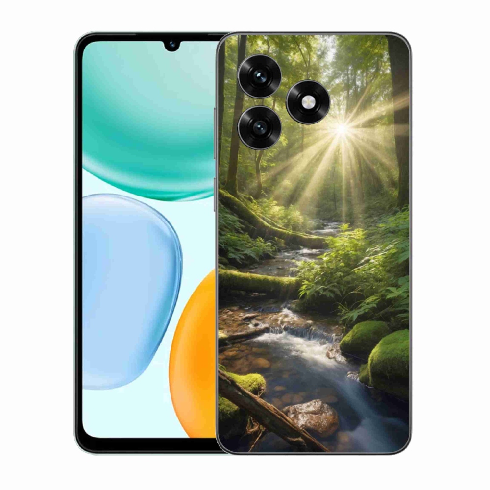 Zselés borítás mmCase a Honor X5c Plus számára - erdő mélysége